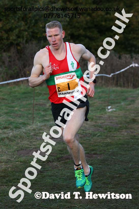 Senior men, 2016 National Cross Country Relays, Berry Hill Park, Mansfield. Photo: David T. Hewitson/Sports for All Pics